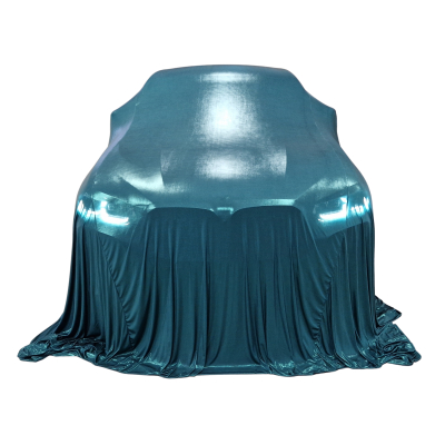Pokrowiec pokazowy na auto Vw FOX Specefox - metaliczny materiał (Gloss Aura)