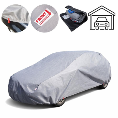 Pokrowiec garażowy r. S hatchback do 410cm - do wnetrza, lekki (SIMPLE)