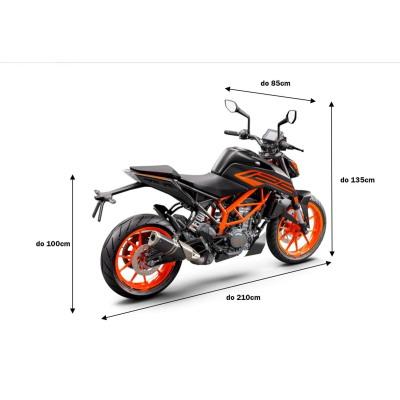 Pokrowiec na Motocykl/Skuter CLASSIC r. S dł. do 210cm - Bez kufra