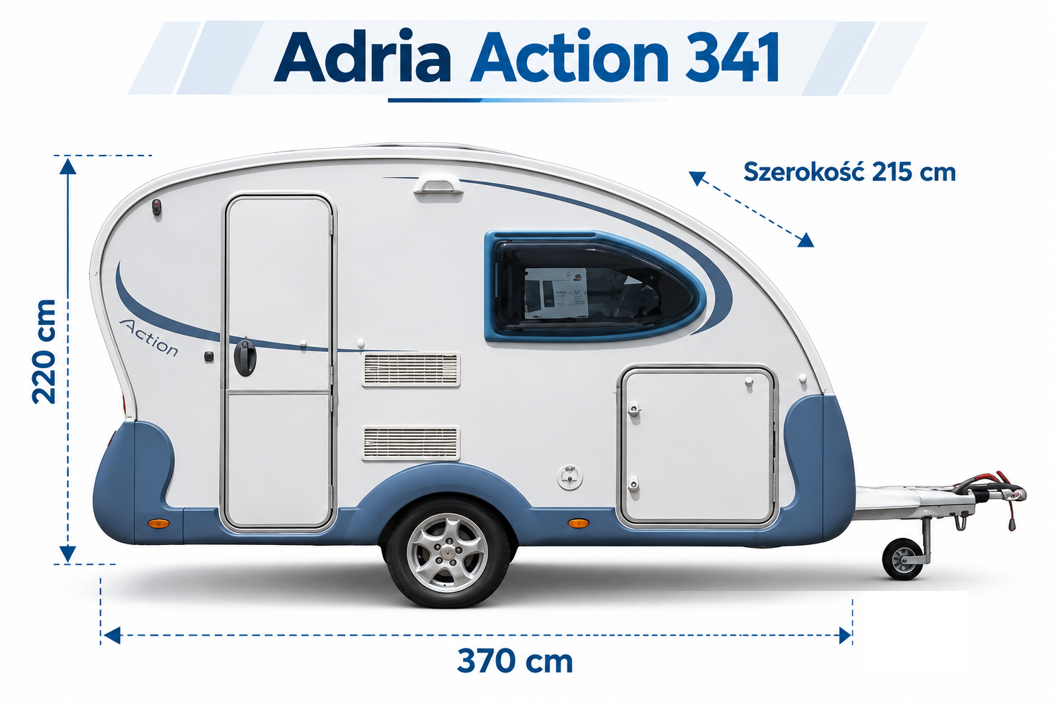 rozmiary pokrowca adria 341