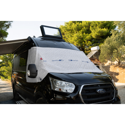 Thermo Omega Termiczna Mata ocieplana na szyby - przednią i boczne do samochodu Kamper Bus Ford Transit VII