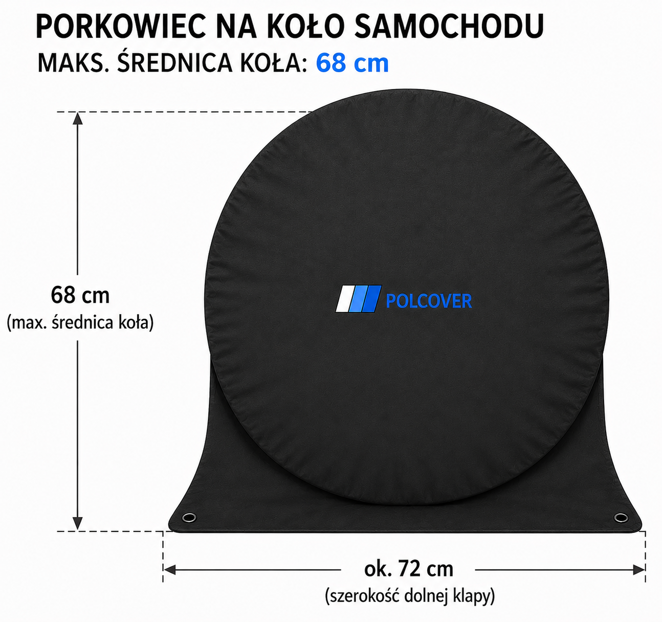 pokrowiec na koło wymiary