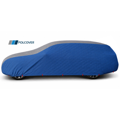 Pokrowiec samochodowy całoroczny 100% wodoodporny z wartwą odbijającą słonce Toyota Prius III (Silver Protect)